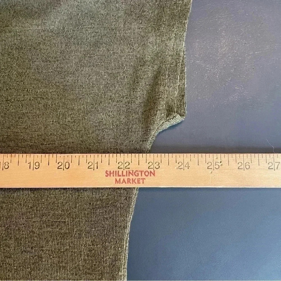 Lane Bryant Women's Top 14/16 Green Sleeveless Hi Low Tunic NWT - Picture 11 of 13